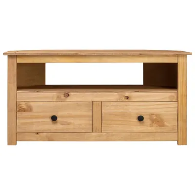 Immagine prodotto di Mobile TV angolare 93 x 49 x 49 cm in legno massiccio di pino Panama