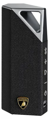 Produktbild von BUGANi Brief Lamborghini Bluetooth Lautsprecher Schwarz+Silber