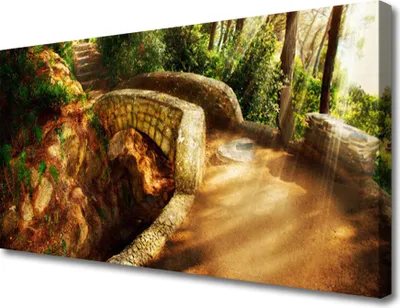 Produktbild von Tulup Leinwand-Bilder 100x50 Wandbild Canvas Kunstdruck Brücke Architektur