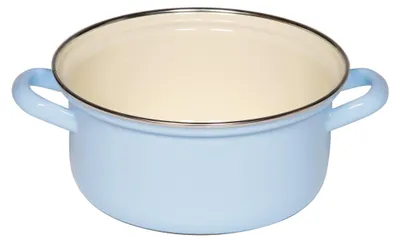 Emaillierte Pastelkasserolle Ø 18 cm, 1,5 l, blau