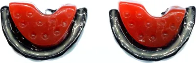Produktbild von Melonenhälften Ohrstecker Miniblings Stecker Ohrringe Wassermelone Melone Obst
