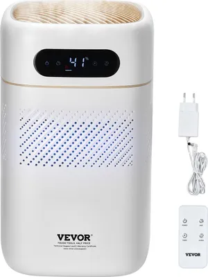 Produktbild von Zvlhčovač VEVOR, do 50 m2, 480 ml/h, inteligentná čistička vzduchu, prémiový filter, tichý režim spánku pre spálne, 5 litrov