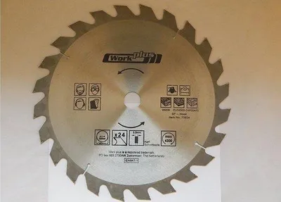 Immagine prodotto di Lama circolare per legno e plastica - 24 denti - Ø 350 mm x 30 mm