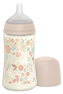 Imagen del producto de Suavinex, biberón Wonderland, fisiológico, 270 ml, color rosa