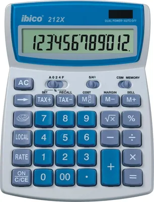 Image de Ibico - Calculatrice de poche Ibico 212x | 1 pièce | 10 pièces