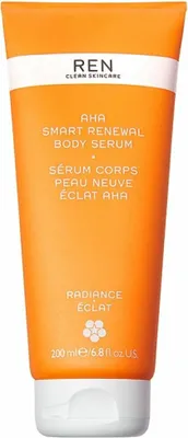 Zdjęcie produktu dla Ren AHA Smart Delikatnie złuszczające serum do ciała wyrównujące koloryt skóry, 200ml