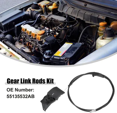 Image de Câble De Déverrouillage Du Capot Avant pour Jeep No.55135532Ab - 1 Pièce