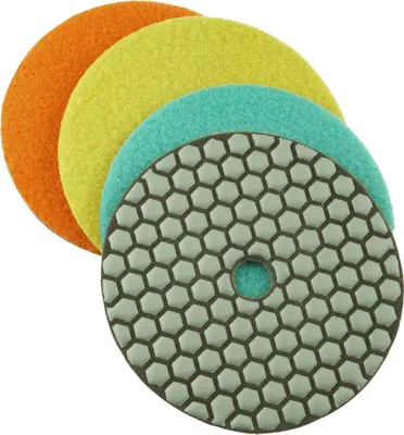 Produktbild von Pružný diamantový leštiaci kotúč gr.0050 s priemerom 150 mm na suché spracovanie