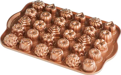 Produktbild von NORDIC WARE Mini-Cupcake- und Bonbonform, 30 Formen, Karamell