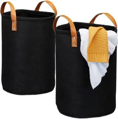 Zdjęcie produktu dla Kosz na bieliznę z filcu 28 l