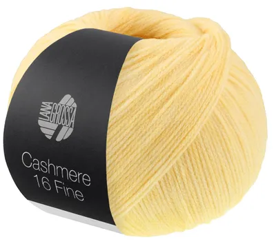 Produktbild von Lana Grossa CASHMERE 16 FINE Wolle 50 g 320 m Merino Kaschmir Strickgarn Farbe 074 - Vanille