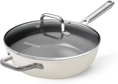 Produktbild von Keramikpfanne mit Deckel, 28 cm, antihaftbeschichtet, für alle Herdarten