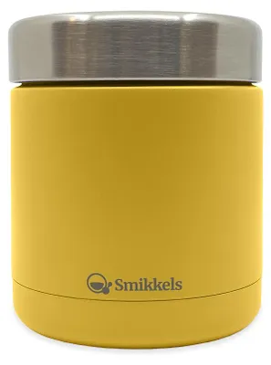 Immagine prodotto di Smikkels - Thermos Lunchbox Kinder gelb - Vaso per alimenti Edelstahl 350ml