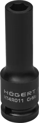 Image de Högert clé à douille à chocs 1/2", 11 mm, CrMo, longue