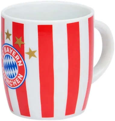 Zdjęcie produktu dla Kubek w paski FC Bayern Monachium