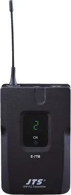 Produktbild von Mikrofonsender E-7TB/5 mit Lavaliermikrofon CM-501 für Instrumenten- und Kopfbügelmikrofone, 506-542 MHz
