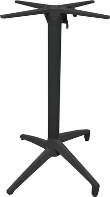 Image de Pied de table en Aluminium et Polypropylène Gris anthracite pour Exterieur