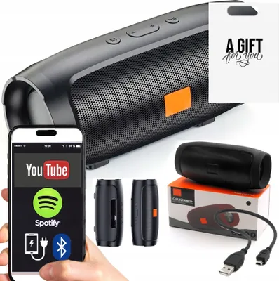 Produktbild von Charge Mini E3 Bluetooth-Lautsprecher mit Powerbank, FM-Radio und Mikrofon IPX7