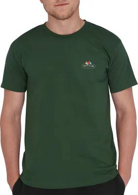 Produktbild von Fruit of the Loom Valueweight T mit Vintage-Logo Farbe: flaschengrün Größe: L