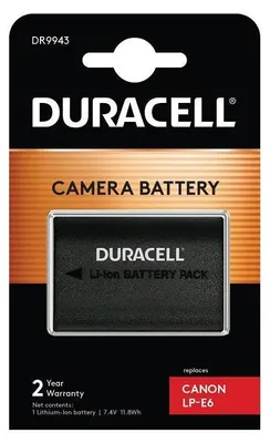 Produktbild von Duracell DR9943, 1600 mAh, 7,4 V, Lithium-Ion (Li-Ion)