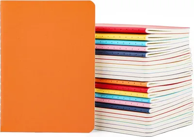 Produktbild von Notizbuch A6 Quadrat - 24 Stück - Weicher Einband - 60 Seiten