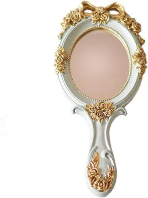Produktbild von Vintage Handspiegel für Make-up und Dekoration - kompakt und elegant