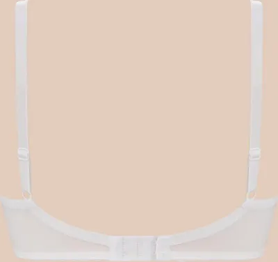 Produktbild von GAIA Damen Büstenhalter Nancy – Weicher BH mit Bügeln – Geometrisches Muster – Starker Halt – Ideal für große Oberweite – Viele Größen verfügbar - Weiß E65