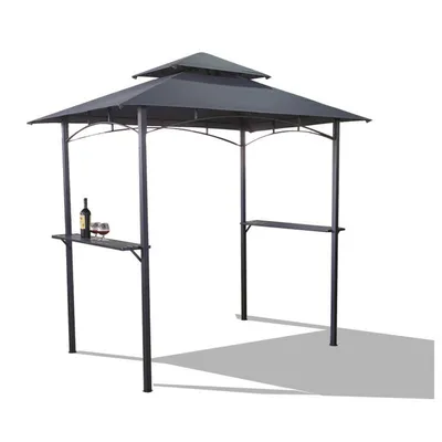 Produktbild von BBQ Grillpavillon Anthrazit Gartenpavillon Gartenzelt Partyzelt Überdachung