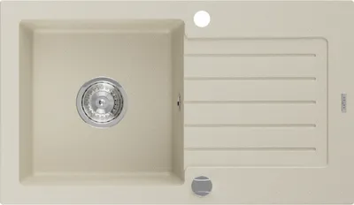Produktbild von Mexen Pablo Granitspüle mit einem Becken und einer Abtropffläche 752 x 436 mm, Beige - 6510751010-69