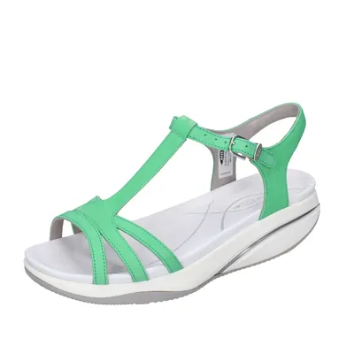 Produktbild von MBT Klassische Sandalen Damen nubukleder grün 40