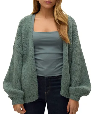 Produktbild von Vero Moda VMMAYBE Knit Cardigan, Pullover, Erwachsener, Weiblich, Grün, S, Polyester