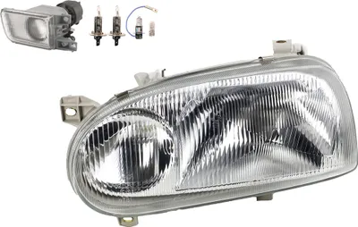 Produktbild von Scheinwerfer passend für VW Golf III 1Hx0 10/91-09/97 H1 L +Nebel+Leuch. 1H6941017B 1H6941017AF 1H6941017AC 1H6941017L 1H0941699B 1H094 Johns