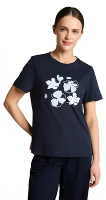 Produktbild von Tom Tailor T-Shirt mit Print, Rundhalsausschnitt, aus Baumwoll-Single-Jersey