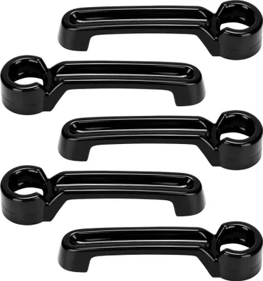 Zdjęcie produktu dla 10-częściowa osłona klamki drzwi zewnętrznych z ABS pasująca do Jeep Wrangler JK 07-17Black