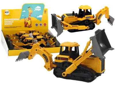 Immagine prodotto di Escavatore cingolato da cantiere 2 benne Giallo