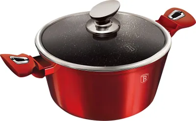 Obrázok produktu pre Berlinger Haus BH/1257N, 4,1 L, Kolo, Červená, Hliník, Červená, Ergonomický, Mäkká povrchová úprava