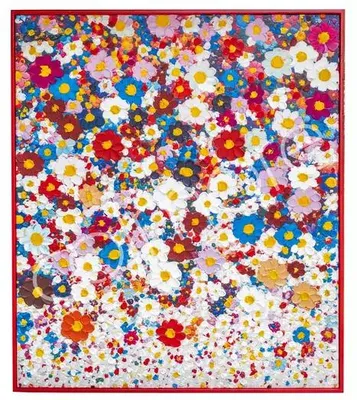 Produktbild von Handgemaltes Bild VIOLET 60x70cm Mehrfarbig