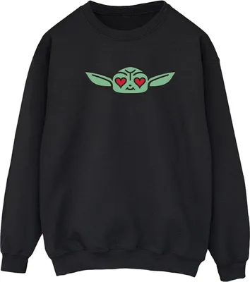 Produktbild von Star Wars - "The Mandalorian" Sweatshirt für Damen BI39556 (S) (Schwarz)