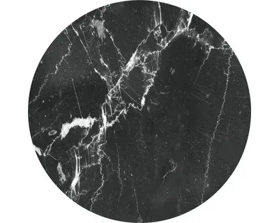 Produktbild von Glasmagnettafel beschriftbar schwarz Marmor Ø 50 cm