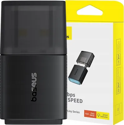 Obrázek produktu pro Baseus adaptér Usb síťová karta 300Mb/S odolná černá