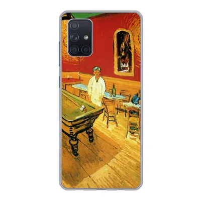 Produktbild von MuchoWow® Handyhülle Schutzhülle Hülle für Samsung Galaxy A51 5G Das Nachtcafé - Vincent van Gogh Silikon Softcase Handy Hülle - Abbildung