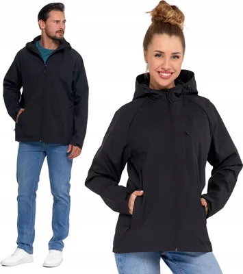 Produktbild von UNISEX Übergangs-Regenjacke mit Kapuze Bequem und modisch MORAJ S