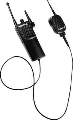 Immagine prodotto di Walkie-talkie della polizia per bambini nero - taglia unica
