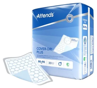 Produktbild von Attends Cover Dri Plus 80 x 90 cm (30 Stück)
