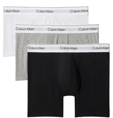 Produktbild von Calvin Klein Icon Baumwolle Stretch 3-Pack Boxer Brie LV00NB4394-MP1 Mehrfarbig Größe XS