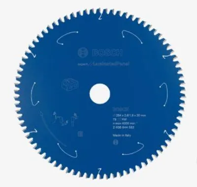 Produktbild von Kreissägeblatt für Akkusägen Expert for Laminated Panel, 254 x 2,6/1,8 x 30, Z78