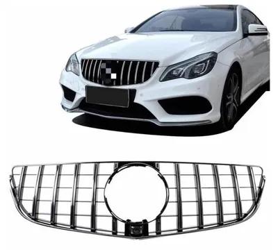 Immagine prodotto di Griglia radiatore cromata, compatibile con Mercedes E C207 A207 restyling dal 2013, modello sportivo Panamericana GT