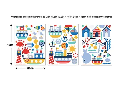 Produktbild von Wandsticker Seewelt