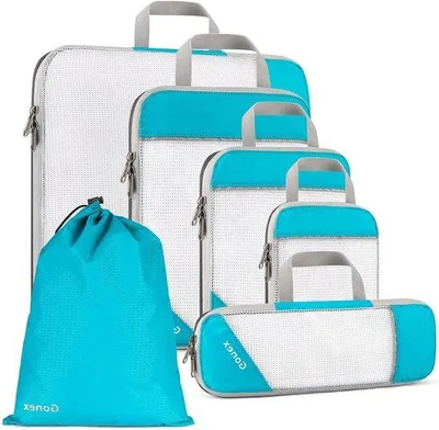 Produktbild von Famanu Verpackungswürfel 6-teilig - Blau