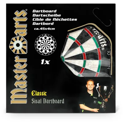 Produktbild von Klassisches Sisal-Dartboard 45 cm Spielzeug für Kinder und Erwachsene